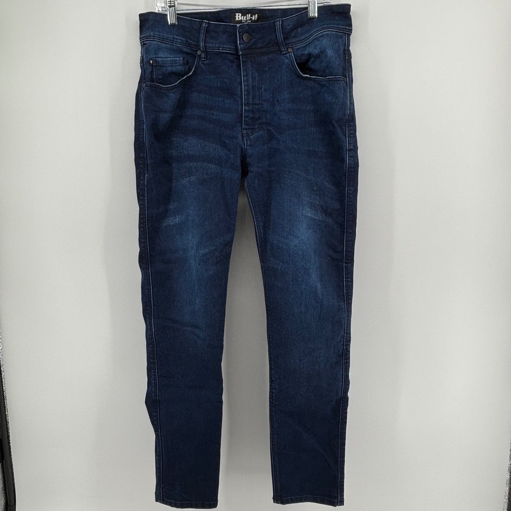 Bull-it Tactical Men Slim Fit Motorcycle Dark Jeans CE AA Rated 32S (34x29.5)